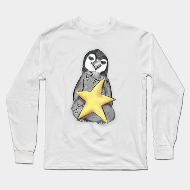 Penguin Long Sleeve T-Shirt by Aux_Design